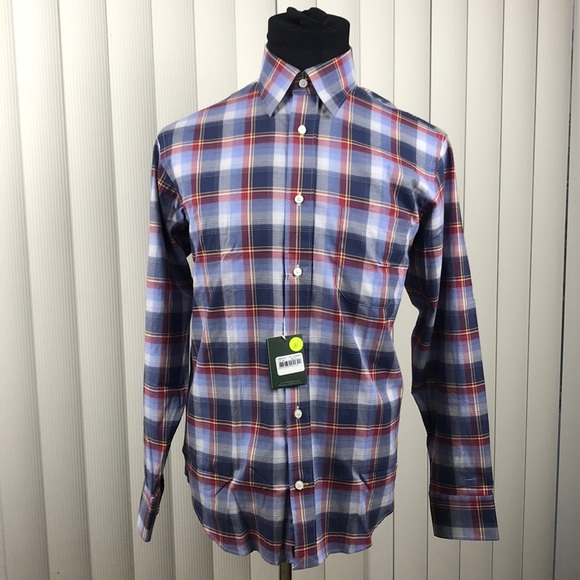 Robert Talbott Anderson Plaid Button Down Shirt - Picture 2 of 4